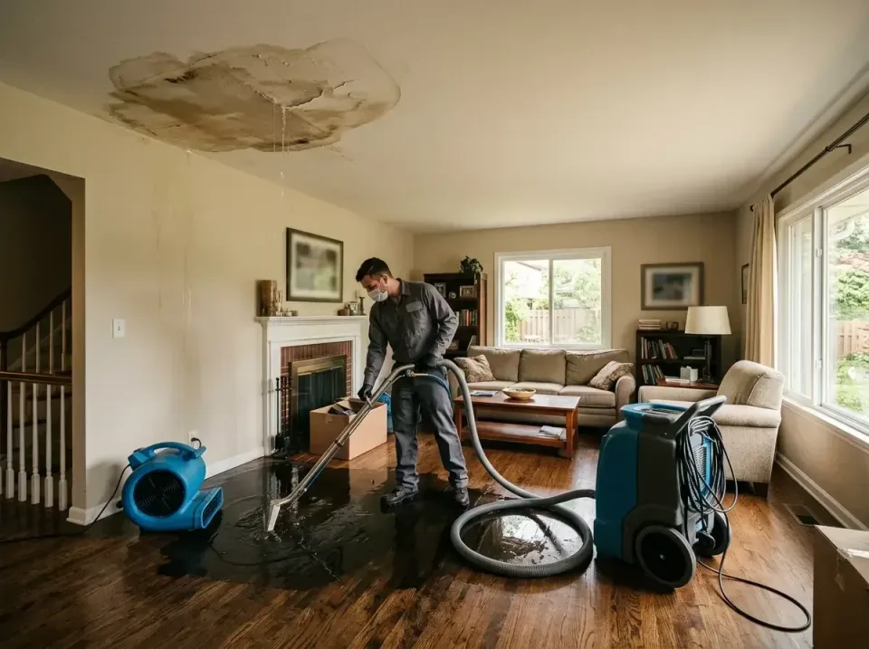 attic-pipe-burst-ceiling-drip-008 — frequently asked questions, Water Damage Restoration & Carpet Care in Lamoni, IA